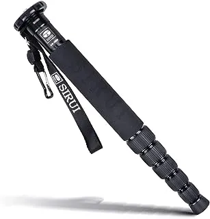 Sirui Camera Monopod AM-326M, 6-Section Carbon Fiber Compact Lightweight Multi-Functional Travel Monopod with Compass Walking Trekking Stick for DSLR Cameras Canon Nikon Sony, AM-306M