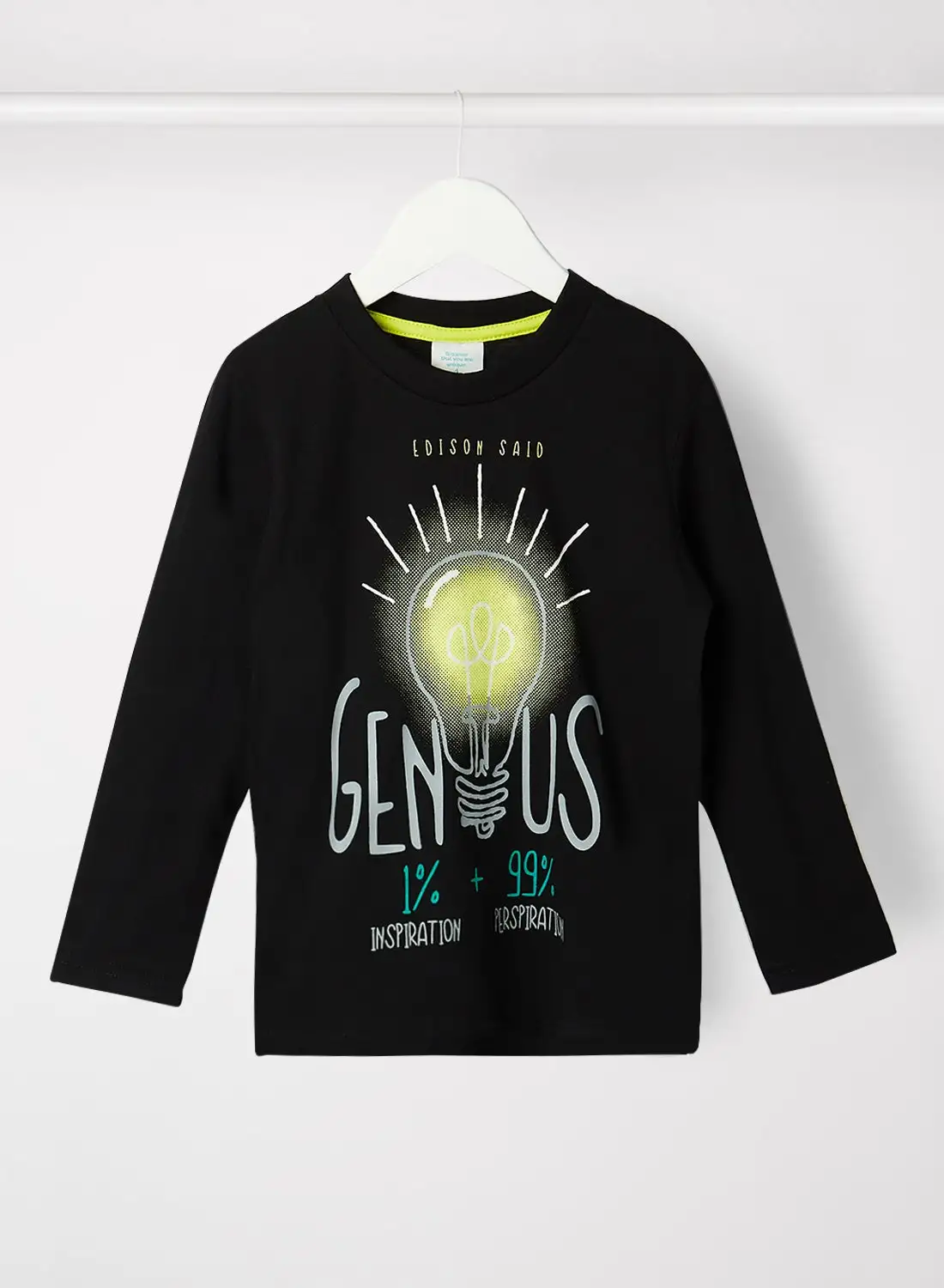 Boboli Kids/Teen Graphic T-Shirt Black
