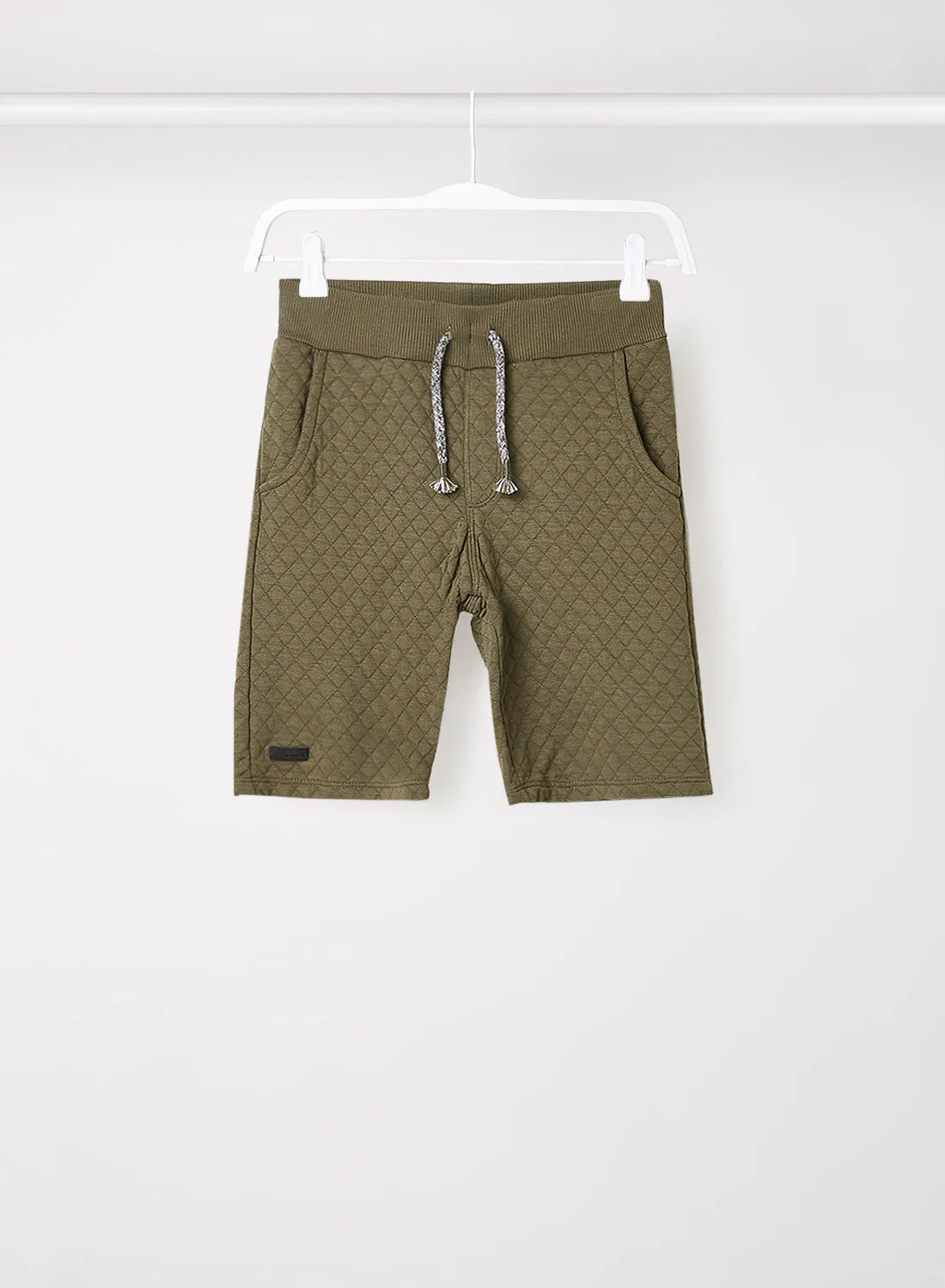 NAME IT Kids/Teen Quilted Sweat Shorts Green