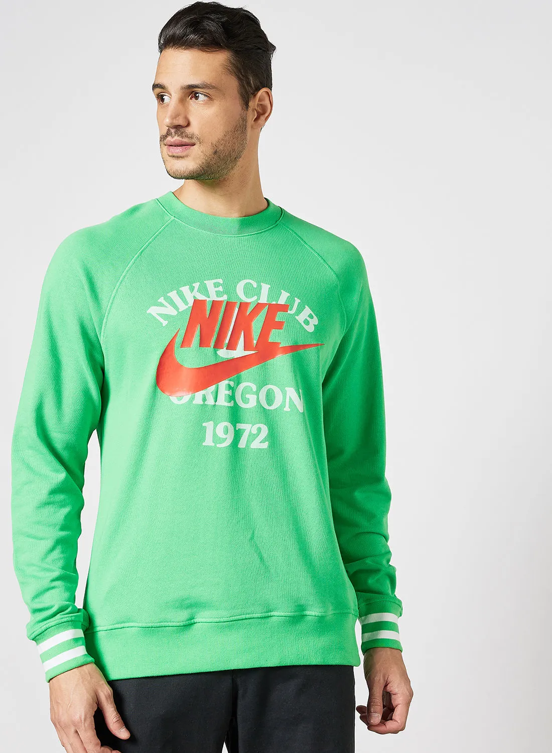 Nike NSW Tred Terry Sweatshirt Green