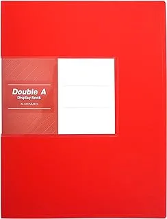 دفتر عرض 30 جيوب أحمر