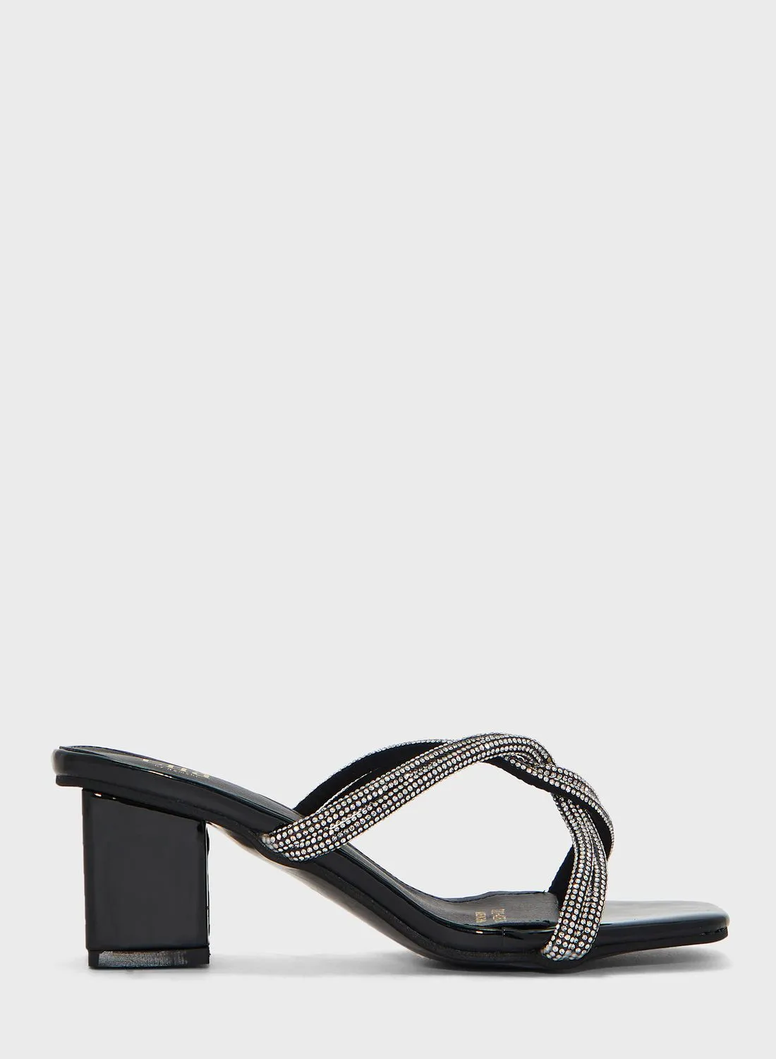 Ella Limited Edition Diamante Twisted Detail Mule Sandal