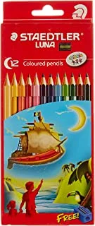 Staedtler Luna Coloured Pencil, 12 Shades