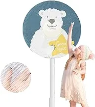 COOLBABY 16-20 Inch Children's Anti-pinch Fan Protection Cover-Cartoon Fan Cover Safety Cover-Household Floor-Mounted Electric Fan Protection Cover Washable Fan Mesh Cover