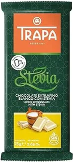 Trapa White Chocolate Bar with Stevia 75 g