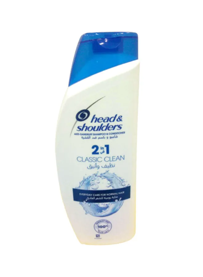 Head & Shoulders 2 In 1 Classic Clean Anti-Dandruff Shampoo And Conditioner 540ml