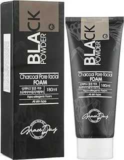 Grace Day Black Charcoal Pore Foaming Powder for Face 180ml