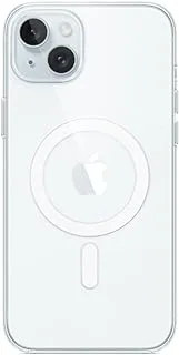 حافظة ابل ايفون 15 بلس الشفافة مع MagSafe