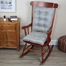 مجموعة وسادة الكرسي الهزاز The Gripper Omega، المقعد: 17 × 17 × 3 بوصة ظهر المقعد: 17 × 21 × 3 بوصة، رمادي