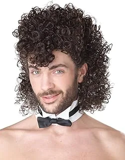 California Costumes Men's Girl's Night Out Wig, Thermal Black