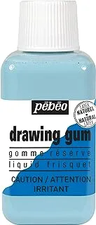 Pebeo Easy Peel Liquid Latex Masking Fluid - Drawing Gum - Dries Quickly - For Ink - Watercolor - Gouache Painting & Illustration - Fine Arts & Crafts Supplies - 250ml Bottle