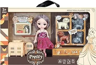 Pretty Cute Doll Pet Shop W/Accessories