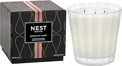 NEST Fragrances 3-Wick Candle- Moroccan Amber, 21.2 oz