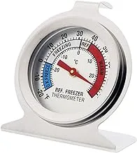 ECVV Stainless Steel Refrigerator Freezer Thermometer Range -20~80℉ Large Dial Fridge Cooler Hanging Gauge for Home, Kitchen, Restaurants