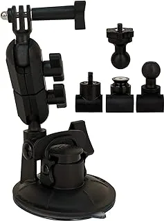 Panavise 13150 ActionGrip 3-In-1 Suction Cup Camera Mount Kit (Matte Black)