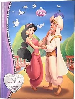 JASMIN & ALADDIN A4 Coloring & Activity Book For Kids