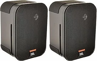 مكبر صوت JBL Professional CSS-1S/T مدمج ثنائي الاتجاه 100 فولت/70 فولت/8 أوم، أسود، يُباع كزوج، 5.25 بوصة