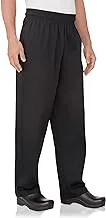 Chef Works Men's Essential Baggy Chef Pants, Black, XX-Large