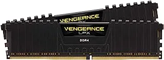 ذاكرة سطح المكتب Corsair Vengeance LPX 64GB (2 X 32GB) DDR4 3000 (PC4-24000) C16 1.35V - أسود