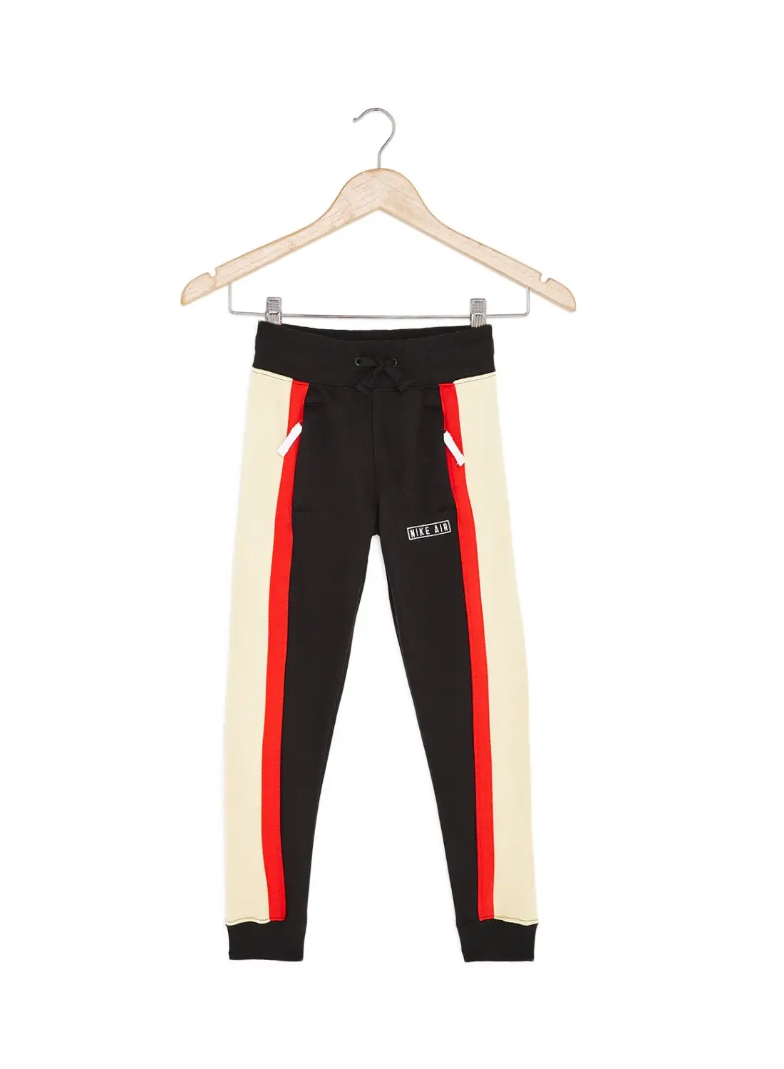 Nike Kids Air Sweatpants Black/Red/Beige