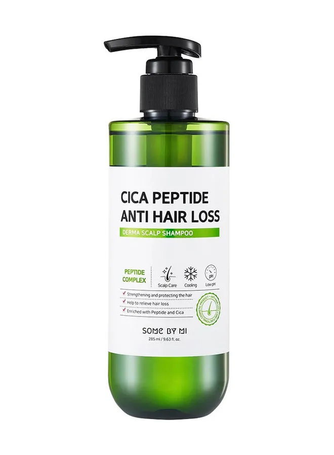 Some by Mi Cica Peptide Anti Hair Loss Derma Scalp Shampoo Green 285ml