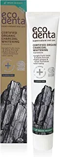 ECODENTA Certified Organic Charcoal WHITENING Toothpaste
