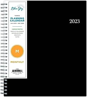 مخطط شهري Blue Sky 2023، يناير - ديسمبر، 8 × 10 بوصة، غطاء مرن، Wirebound، Enterprise (142096)