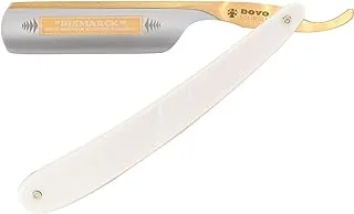 DOVO Bismarck Shave Ready Straight Razor Pearl Acrylic 6/8'' Carbon Steel