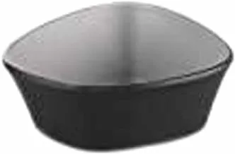 Servewell Melamine Horeca Irregular Quadrangle Bowl Grey/Black 11.7x11.3x5.8Cm MX14-4