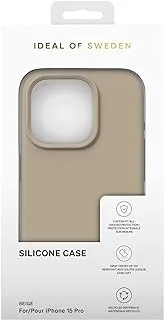ideal of sweden Beige Silcone case iPhone 15 Pro
