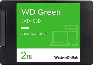 محرك الأقراص الصلبة ويسترن ديجيتال 2 تيرابايت WD Green داخلي PC SSD - SATA III 6 جيجابت/ثانية، 2.5 بوصة/7 مم، حتى 550 ميجابايت/ثانية - WDS200T2G0A