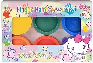 HELLO KITTY 6 COLOR FINGER PAINT