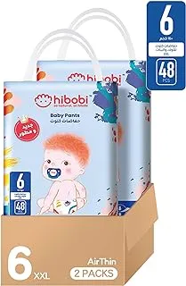 Hibobi Airthin Baby Pants，Size 6 (XXL), 16+kg, 48 Diapers