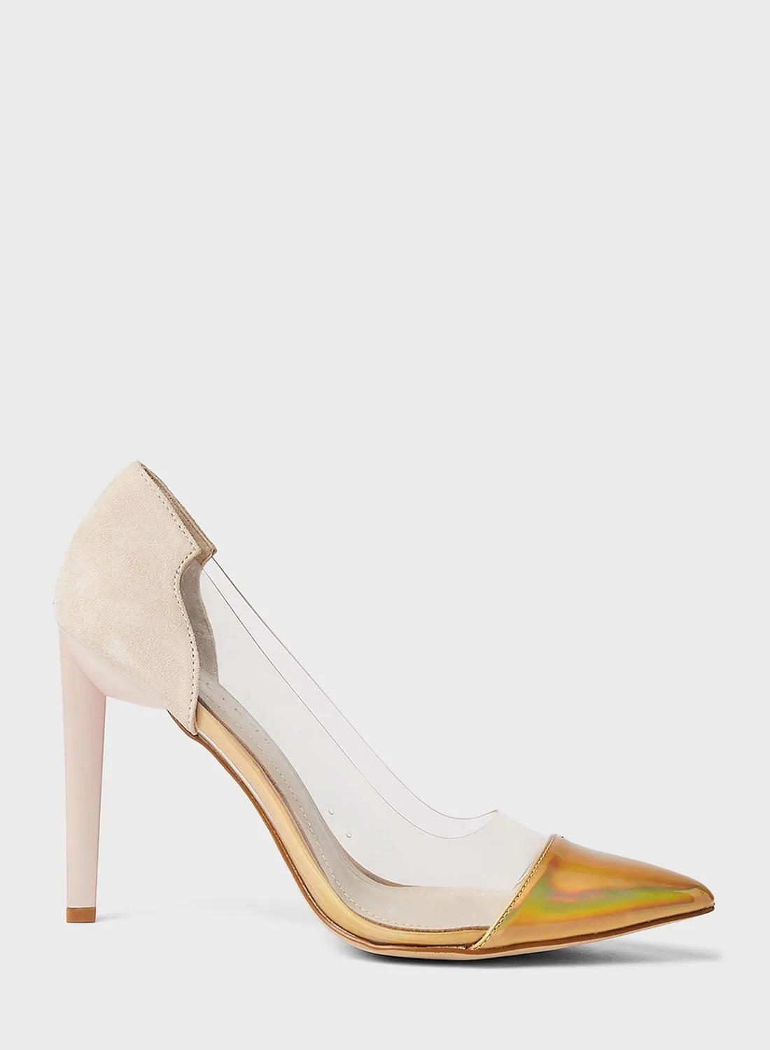 KENDALL + KYLIE Clear Panelled Pumps