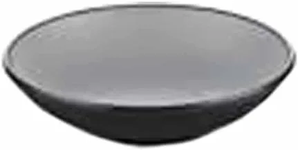 Servewell Melamine Horeca Deep Plate Grey/Black 15.2x3.2Cm YST007