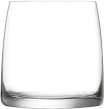 LUCARIS SERENE ROCK GLASS WHISKEY WHISKY LOW BALL OLD FASHIONED GLASS 285 ML SET OF 6