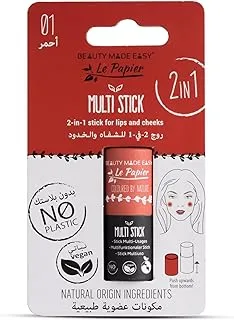 PME Multi Stick 2-in-1 Lip & Cheek 6 g, 01 Red
