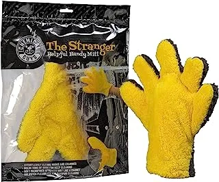 Chemical Guys MIC510 The Stranger Helpful Handy Car Wash Mitt - Yellow, Microfiber Towels for Cars, Detailing Towel - Holds Tons of Soapy Suds, Flexible - Perfect for Car Detailing & Cleaning
