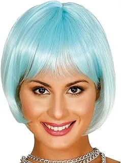 Short Turquoise Extra Wig (Box Container)