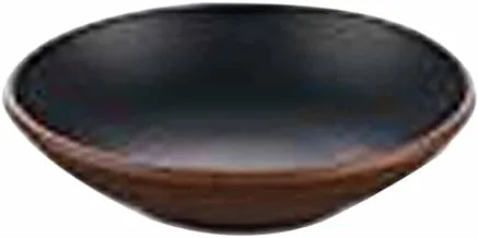 Servewell Melamine Horeca Deep Plate Black/Brown 15.2x3.2Cm YST007