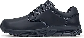 Shoes for Crews Saloon II, Men's Slip Resistant Work Shoes, Water Resistant, Black, Men's Size 7 Wide, Black, 7 Wide