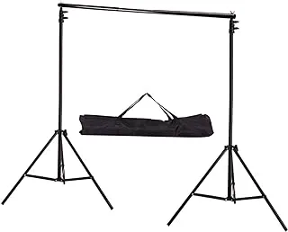 2M X 2M(6.5Ft*6.5Ft) Photo Background Support System Stands Photography Adjustable Backdrops Support for Photo Studio(Color:200 x 200cm)