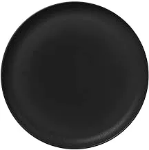 BARALEE PORCELIAN CERAMIC BLACK SAND COUPE PLATE, 16 CM (6 1/4