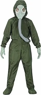 Kids Nuclear Suit Costume 7-9 Years. Costume includes: Mask, Jumpsuit with hood and feet