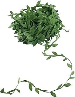 Leaf Ribbon Leaf Trim Ribbon Artificial Vines Jungle Decor for DIY Wreaths Decoration Garland Craft Gift Wrapping