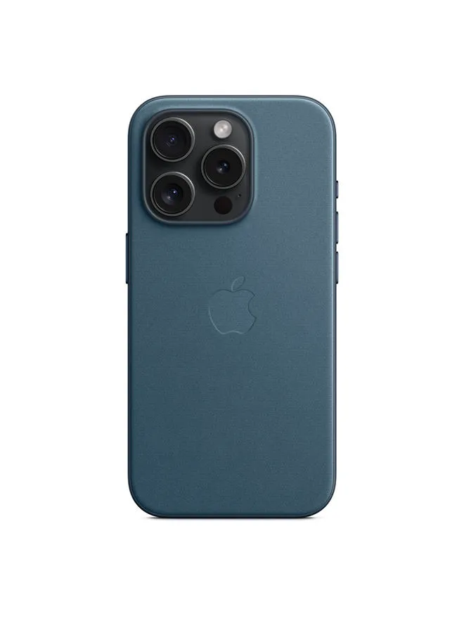 غطاء الحماية المنسوج لهاتف Apple iPhone 15 Pro مع MagSafe - أزرق فاتح