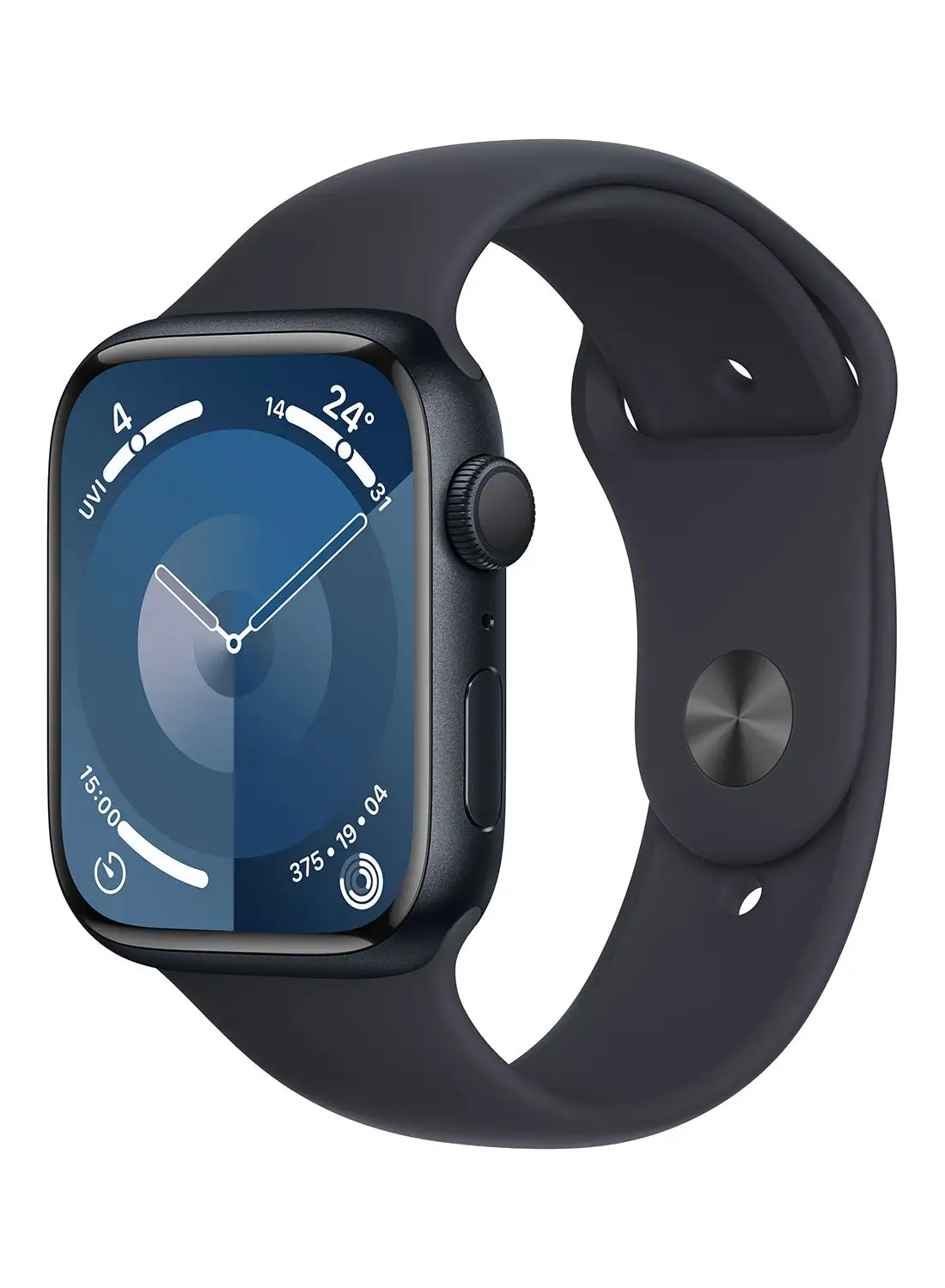 Apple Watch Series 9 GPS 45mm Midnight Aluminium Case With Midnight Sport Band