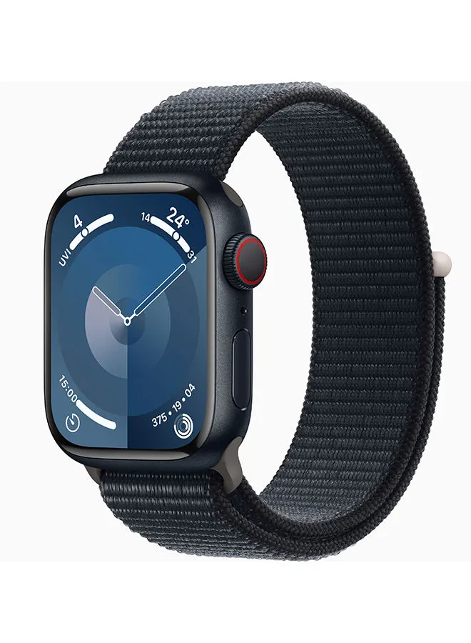 Apple Watch Series 9 GPS 41mm Midnight Aluminium Case With Midnight Sport Loop