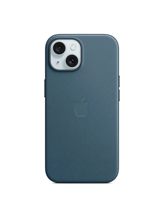 غطاء الحماية المنسوج لهاتف Apple iPhone 15 Plus مع MagSafe - أزرق فاتح