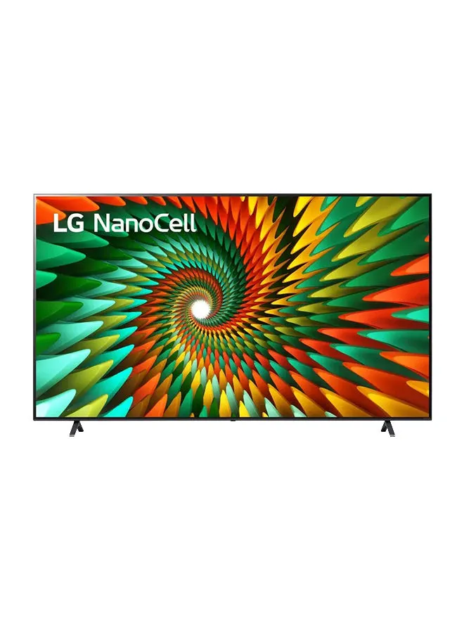 Lg 75 Inch NanoCell TV 4K HDR Smart TV 75NANO776RA Black